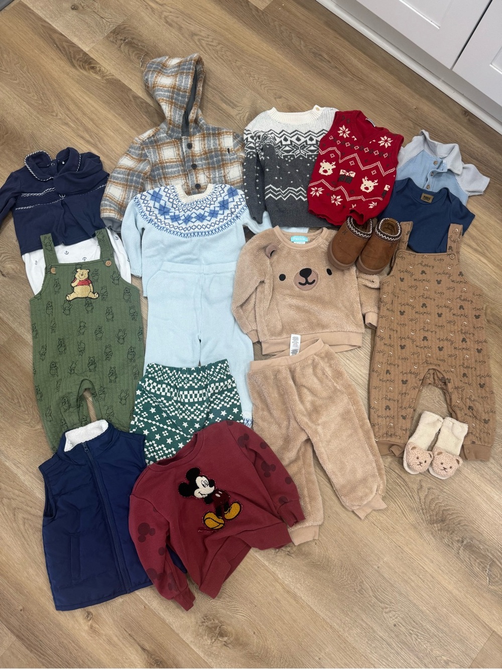 Boy 18 Months- Mixed Baby Clothing Bundle - Shoes Size 5